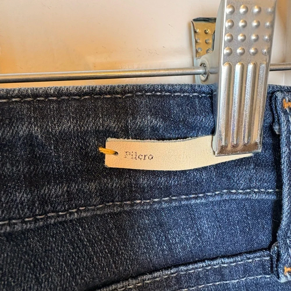 Anthropologie Pilcro Dark Wash Bootcut Mid Rise Jeans Indigo Denim Size 26